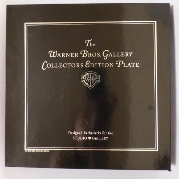 VINTAGE NEW (LE #49) DC COMICS WARNER BROS BATMAN JOKER COLLECTIBLE PLATE - Picture 2 of 4